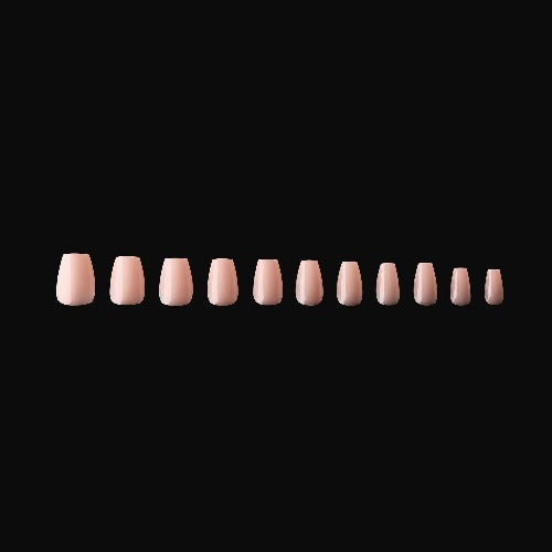 Apres Gel X Neutrals Margot Natural Nail Tips 150pc - Extra Short Coffin Shape for DIY Manicures & Salon Use | Perfect for Natural Nail Extensions, French Manicures & Everyday Wear