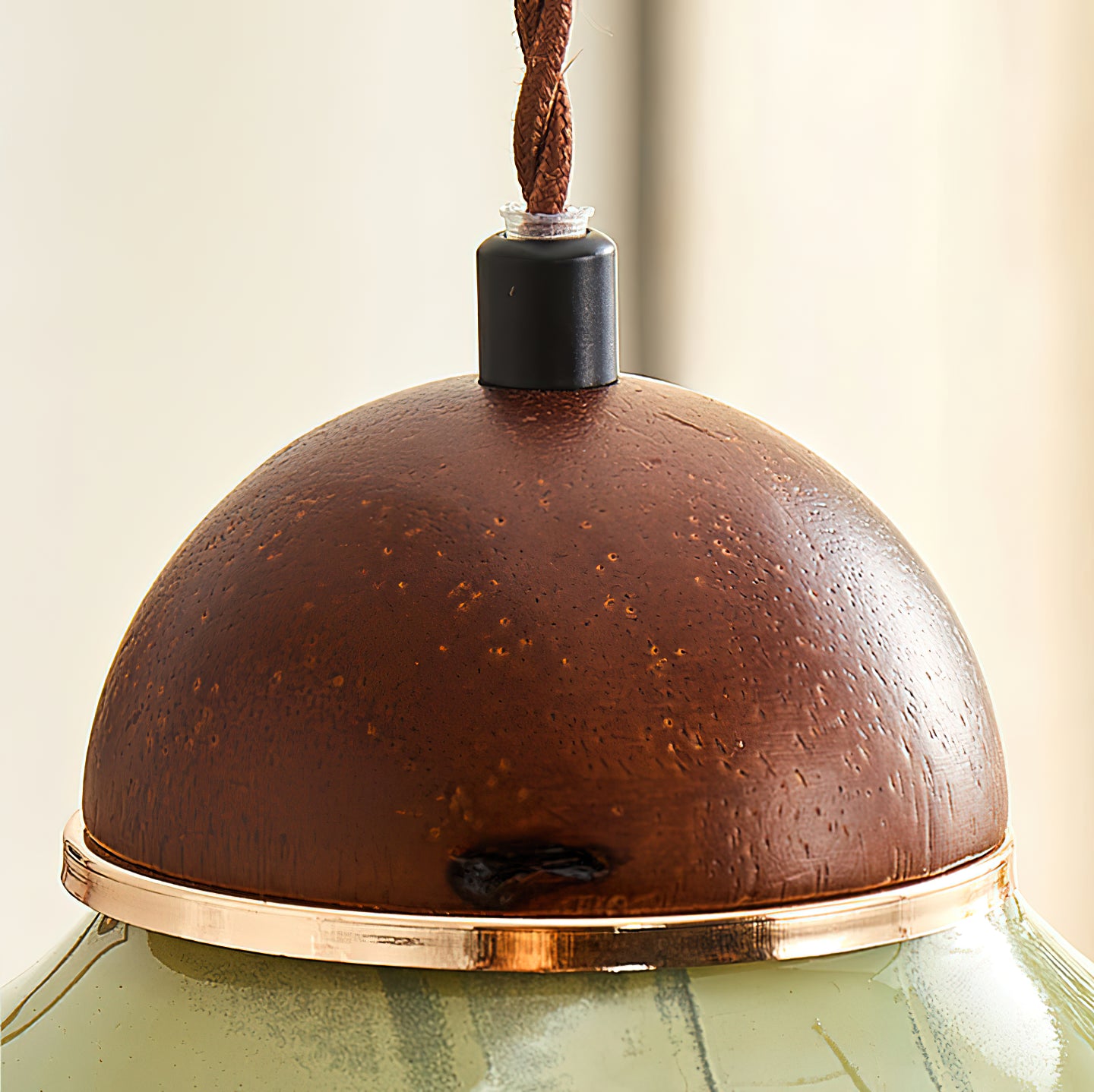 Edmund Ceramics Pendant Light - Handcrafted Modern Hanging Lamp for Kitchen Island, Dining Room & Bedroom Lighting Decor