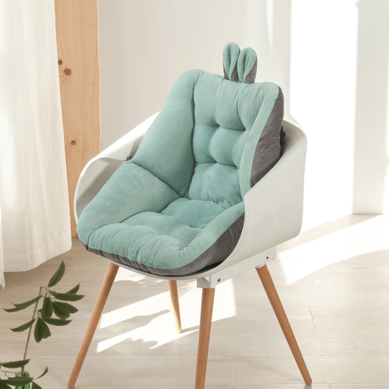 Adorable Bunny Chair Cushion - Soft Plush Seat Pad for Kids Room, Nursery, or Gaming Chair - Perfect for Home Decor, Reading Nook, and Cozy Comfort