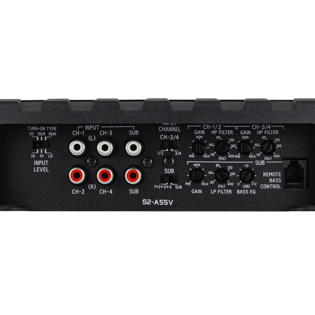Alpine S2-A55V S Series 5-Channel Car Amplifier - High Power Audio System for Cars, Trucks & SUVs - Perfect for Upgrading Your Vehicle Sound System