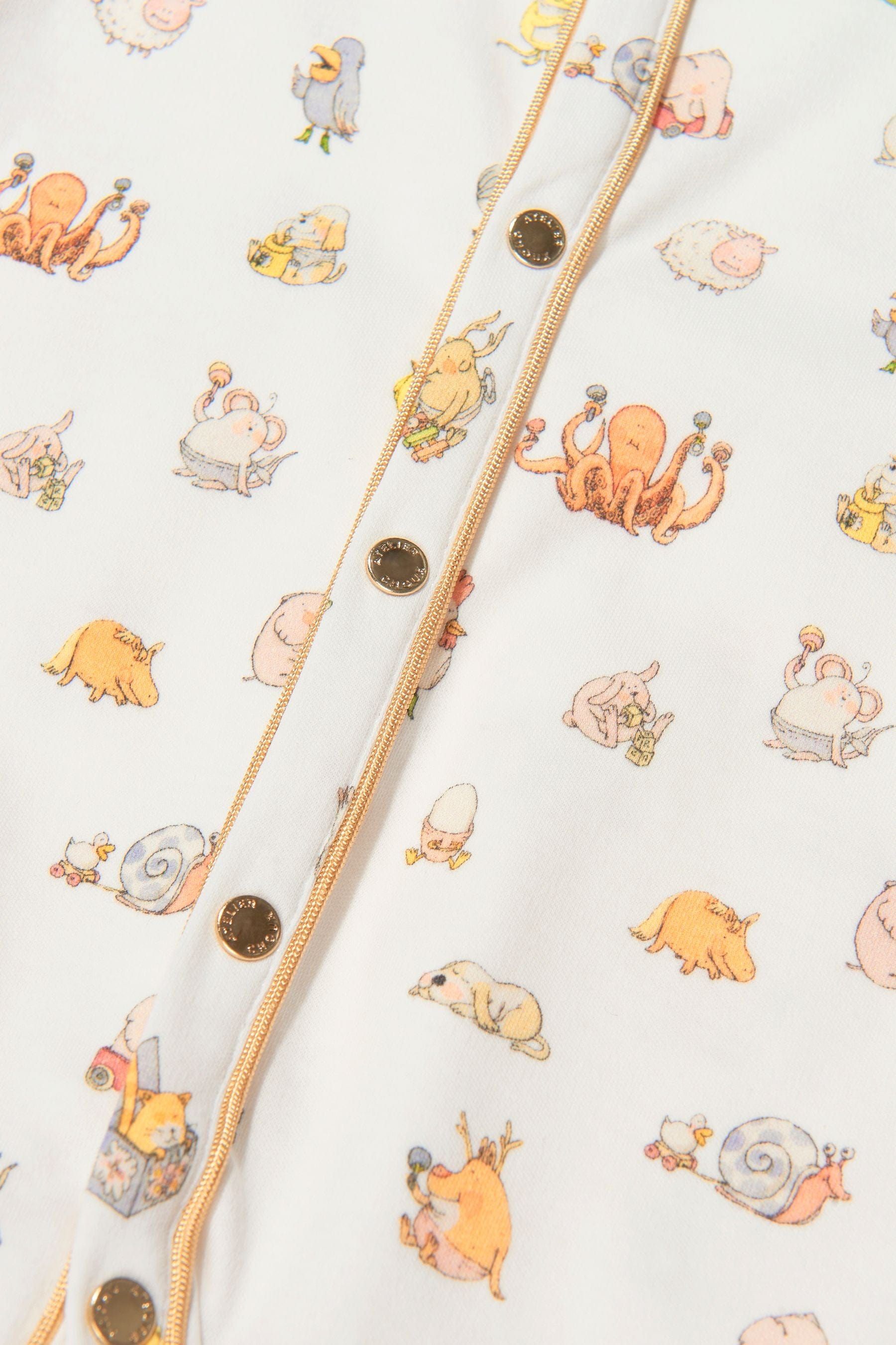 Atelier Choux Baby Classic Choux Playsuit - Soft Organic Cotton Romper for Newborns & Infants | Perfect for Playtime, Photo Shoots & Special Occasions