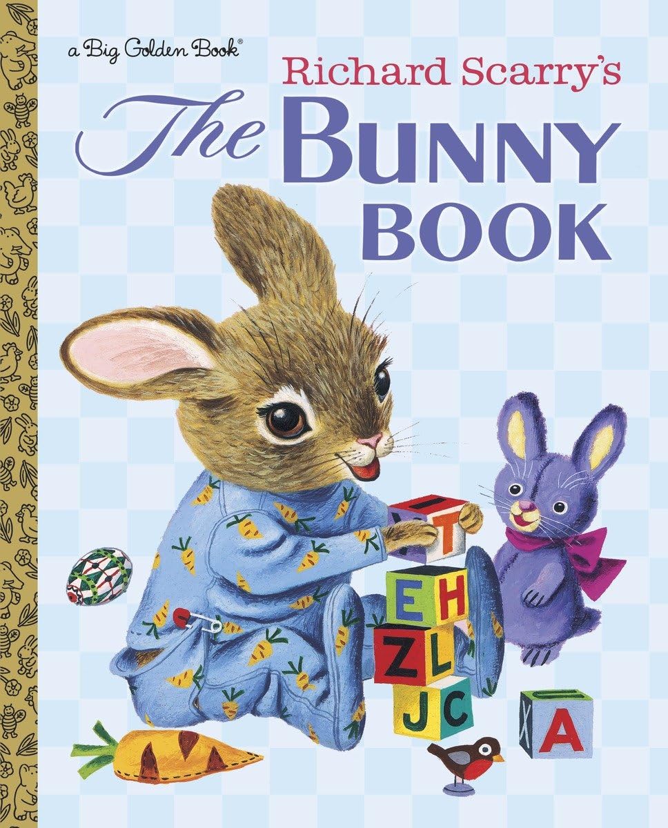 Richard Scarry's The Bunny Book - Classic Big Golden Book for Kids | Perfect for Bedtime Stories & Early Childhood Education