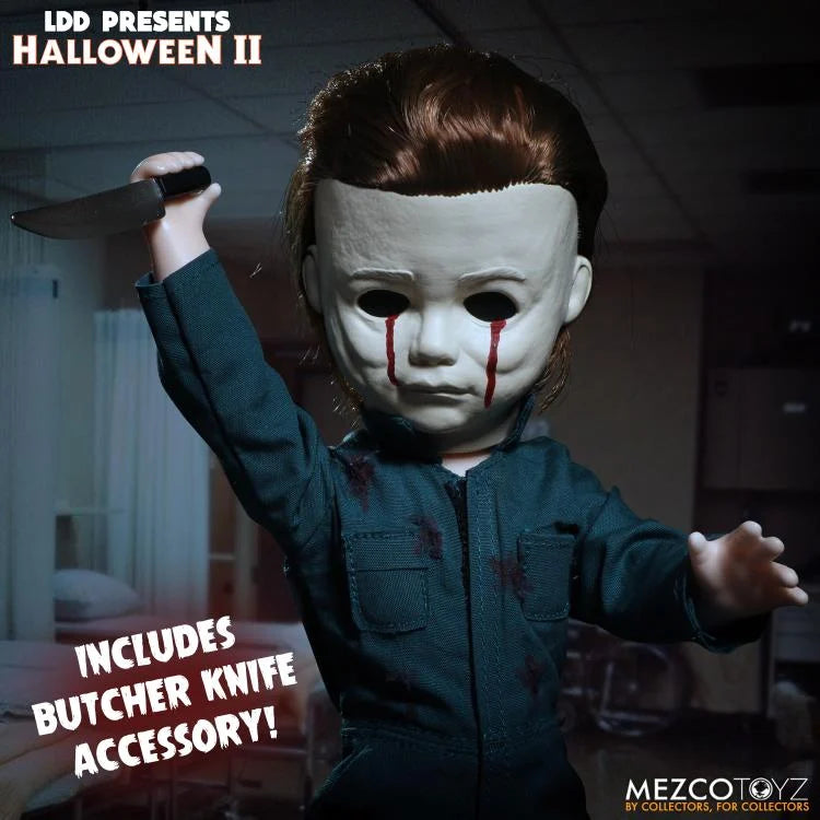 Halloween II (1981) Michael Myers Mask - Official LDD Licensed Horror Movie Costume Accessory for Halloween Parties & Cosplay