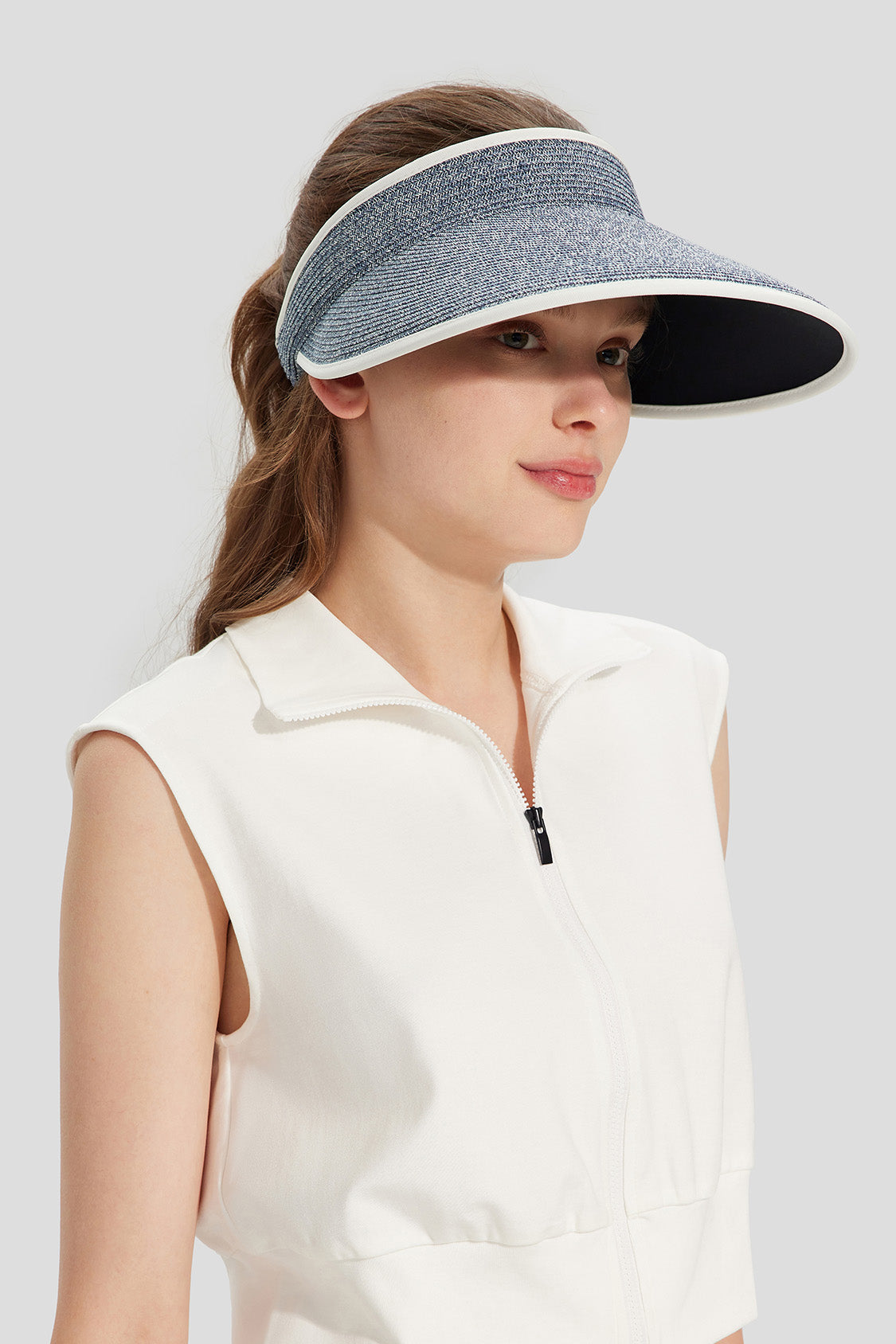 Raffia Women's Straw Sun Hat UPF50+ Wide Brim Beach Hat for Summer Outdoor Activities - Perfect for Beach, Pool, Gardening, and Travel