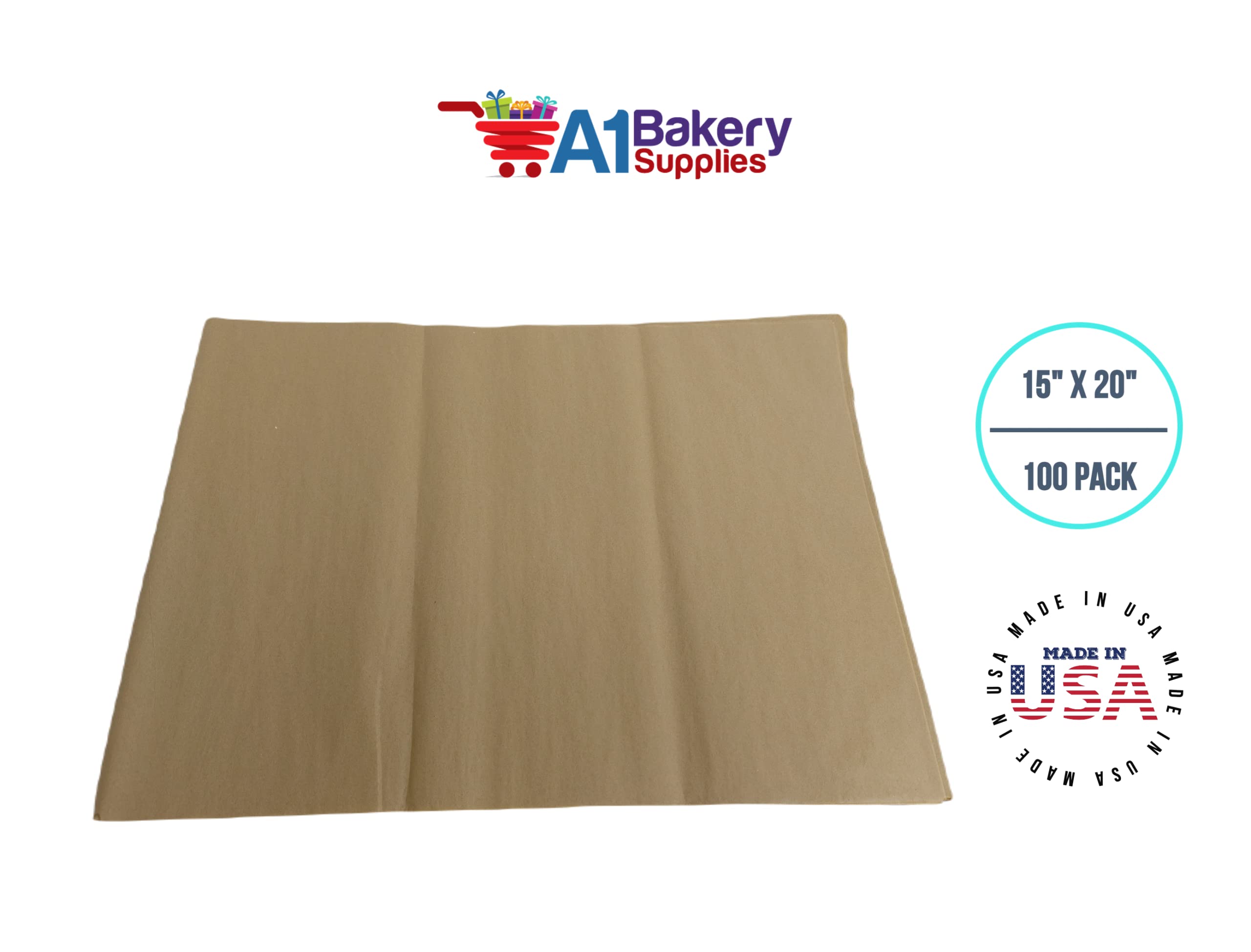 Premium Antique Gold Tissue Paper 15x20 Inches - 100 Sheets for Gift Wrapping, Party Decor & Craft Projects