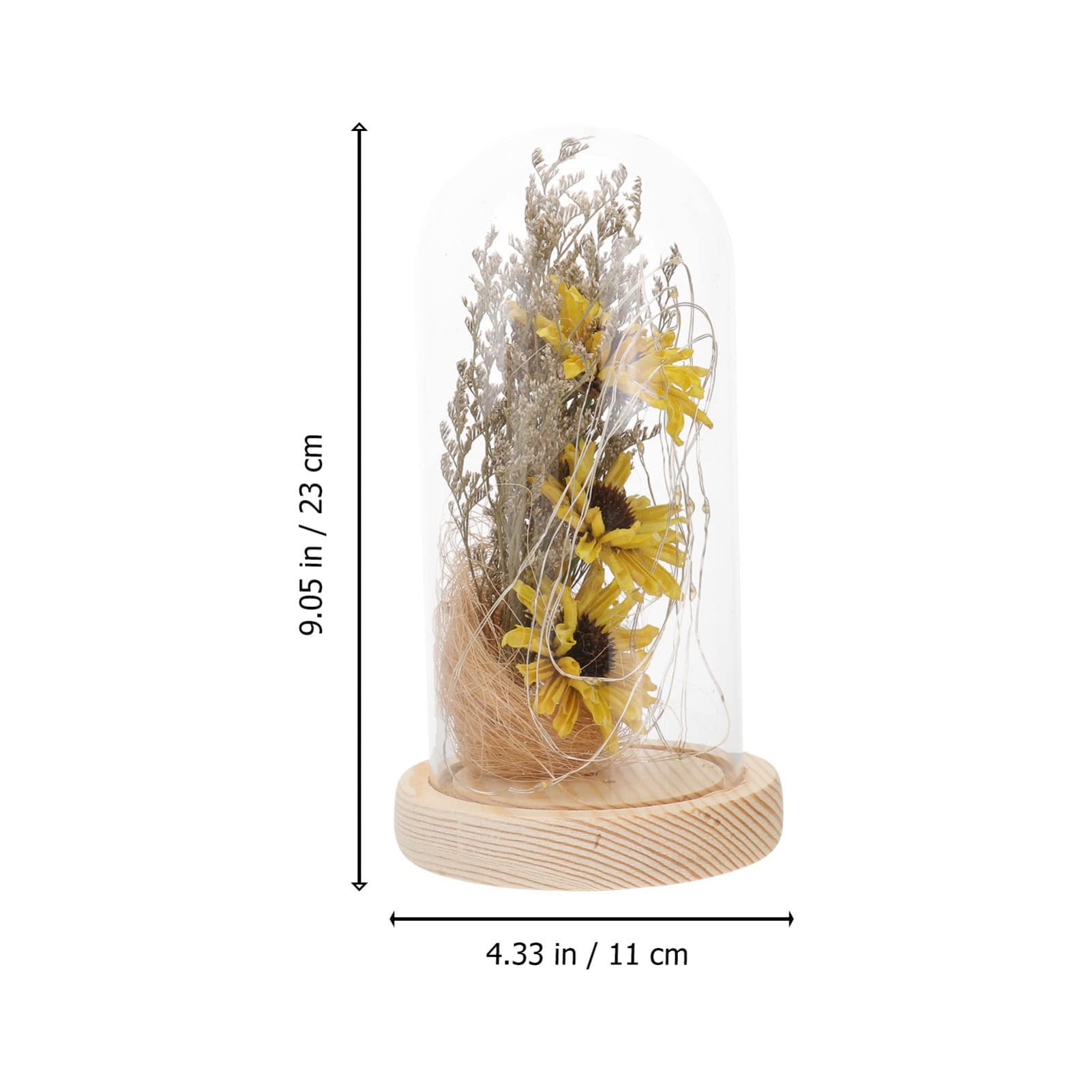 Sunflower LED Lamp - Mini Dome Light for Home Decor & Night Light