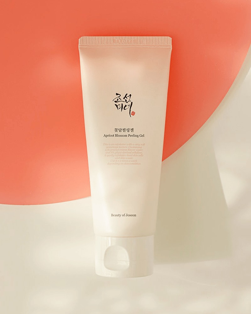 Beauty of Joseon Apricot Blossom Peeling Gel - Korean Exfoliating Face Scrub for Glowing Skin | Gentle Exfoliator for Dry, Sensitive & Acne-Prone Skin | Perfect for Daily Skincare Routine & Pre-Makeup Prep