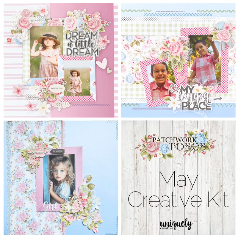 DIY Patchwork Roses Creative Kit for Home Decor, Scrapbooking & Gift Making – Perfect for Crafting, Weddings & Party Decorations