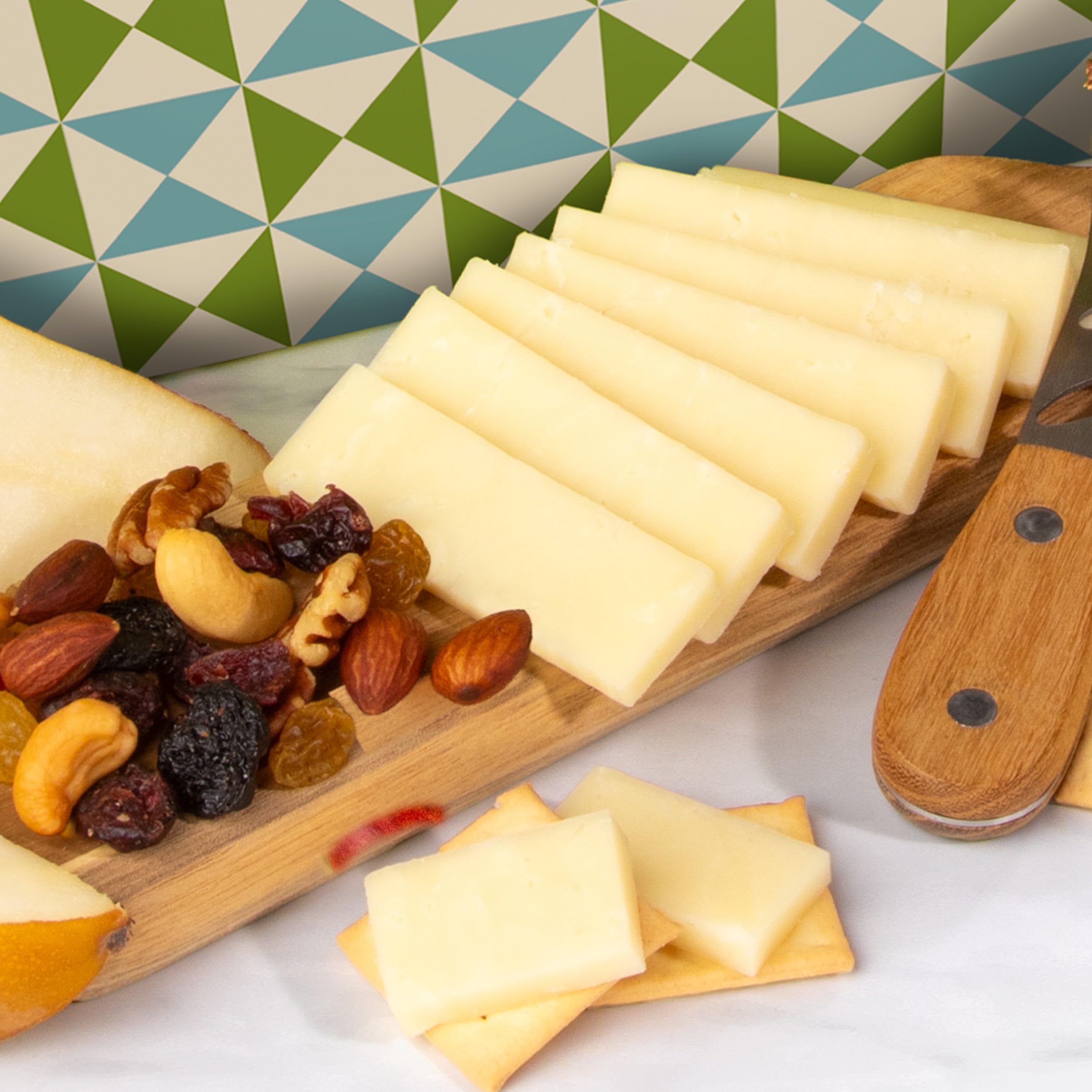 Fresh Fruit Gift Basket with Crackers & Nuts - Perfect for Holidays, Birthdays & Corporate Gifts
