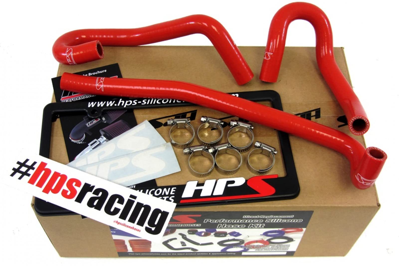 HPS 57-1340-RED-1 Red Silicone Heater Hose Kit for Coolant Systems - High Temperature Resistance for Automotive, Marine & Industrial Applications