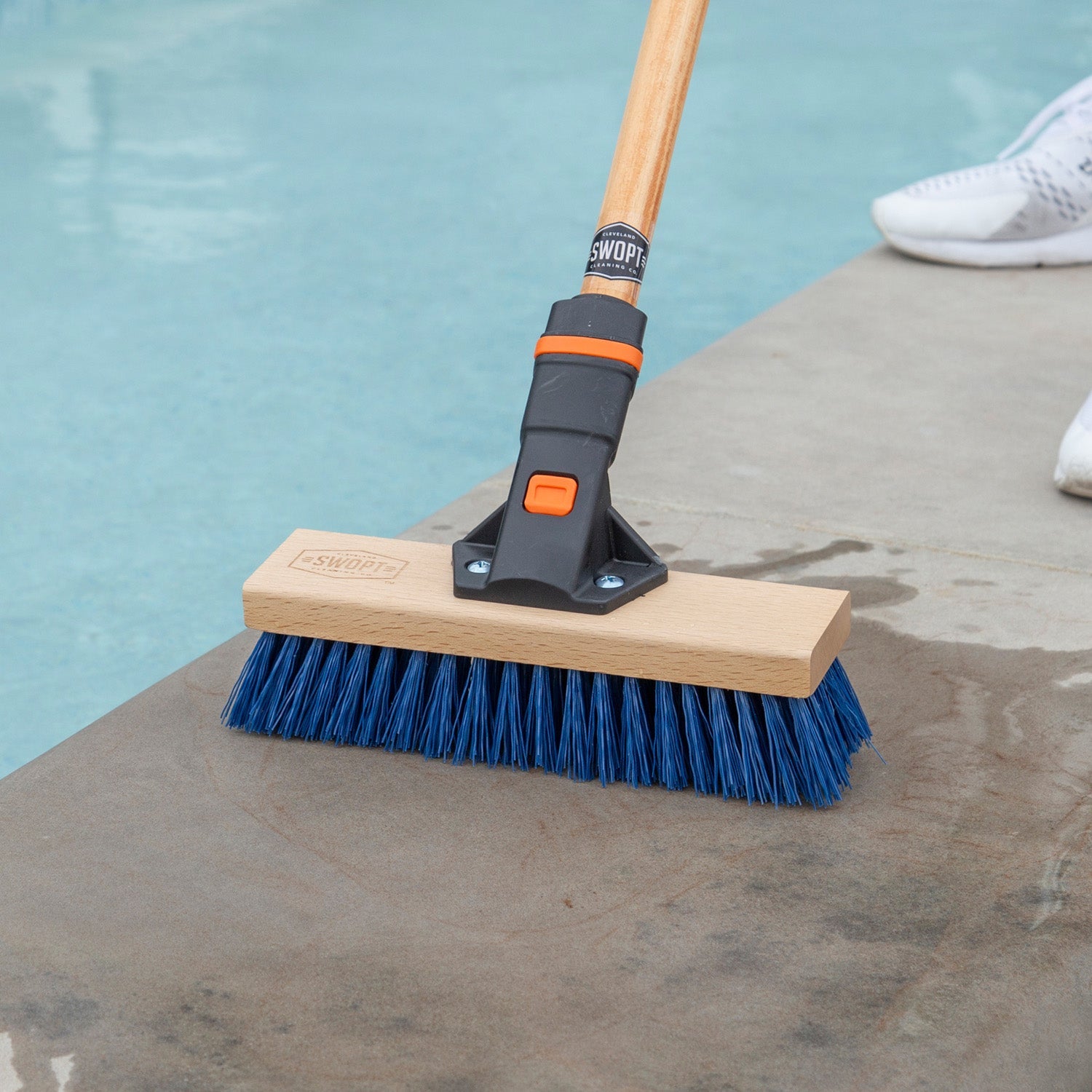 10-Inch Premium Multi-Surface Scrub Brush Head - Heavy Duty Cleaning for Kitchen, Bathroom, Tile & Grout - Dishwasher Safe Scouring Brush for Tough Stains