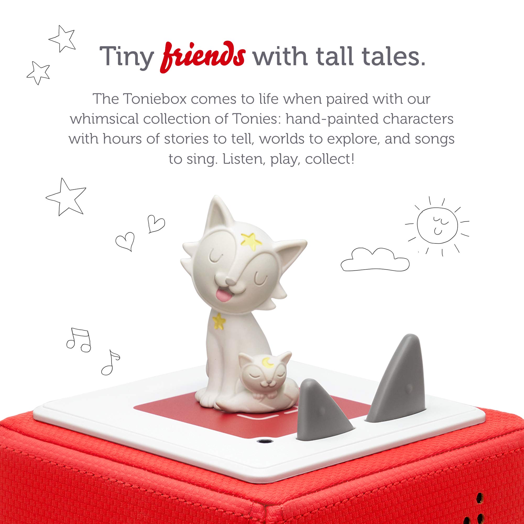 Tonies White Noise Nap Time Audio Play Character - Soothing Sleep Aid Toy for Babies & Toddlers - Perfect for Bedtime, Naptime, and Relaxation
