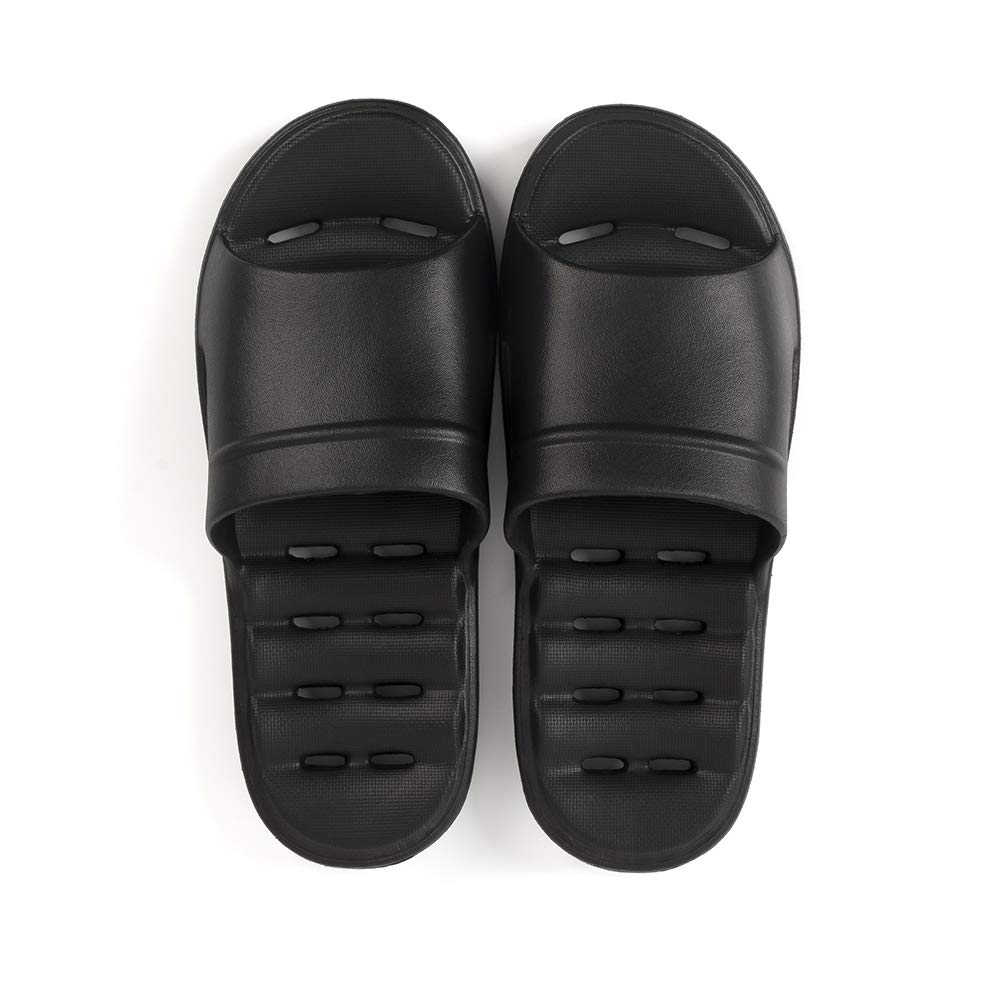 Luffymomo Women's Non-Slip Shower Sandals with Drainage Holes - Comfortable Bathroom Slippers for Spa, Poolside & Home Use
