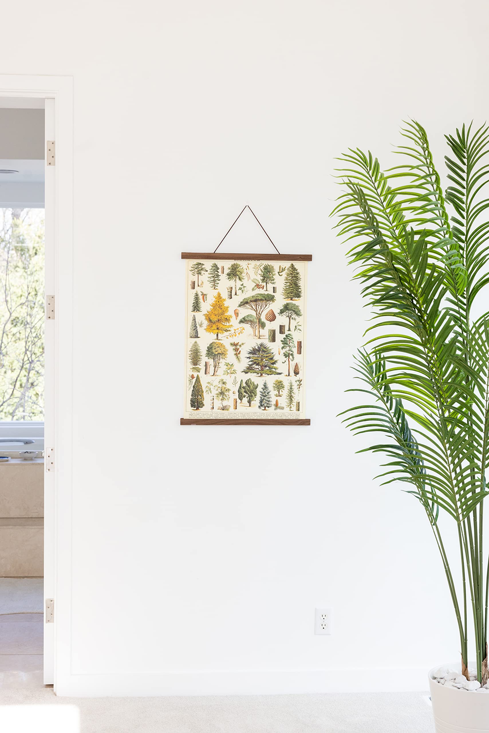 Magnetic Poster Hanger Frames 12x18 & 18x24 - Wall Art Display for Canvas & Tapestry - Easy Hanging Solution