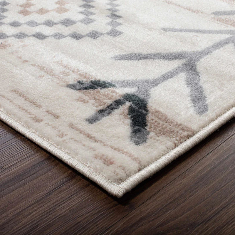 Southwestern Geometric Tribal Indoor Area Rug & Runner - Handmade Boho Chic Decor for Living Room, Bedroom, or Entryway