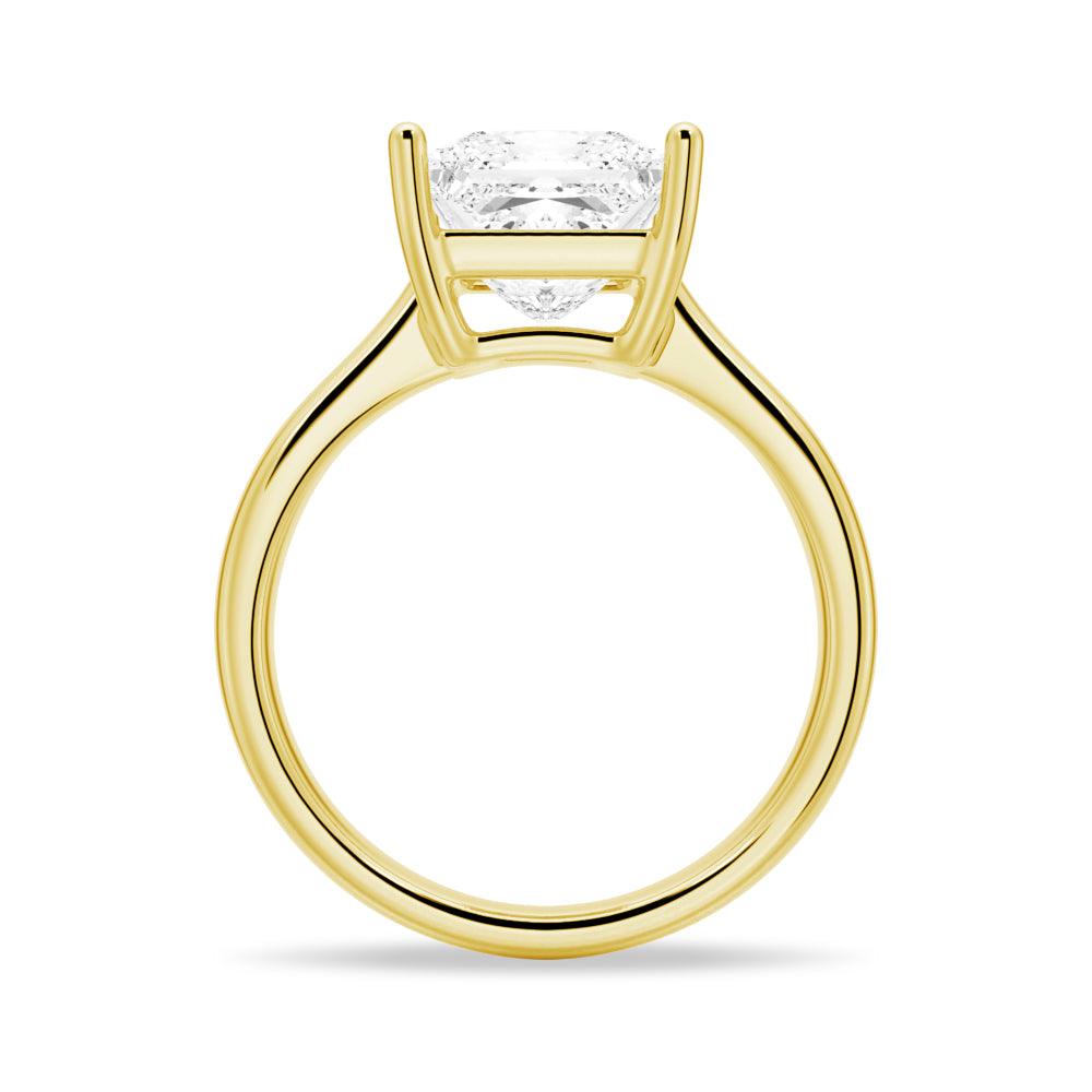 Princess Cut Solitaire Engagement Ring - Classic Elegant Diamond Wedding Band for Women, Perfect for Proposals, Anniversaries & Special Occasions