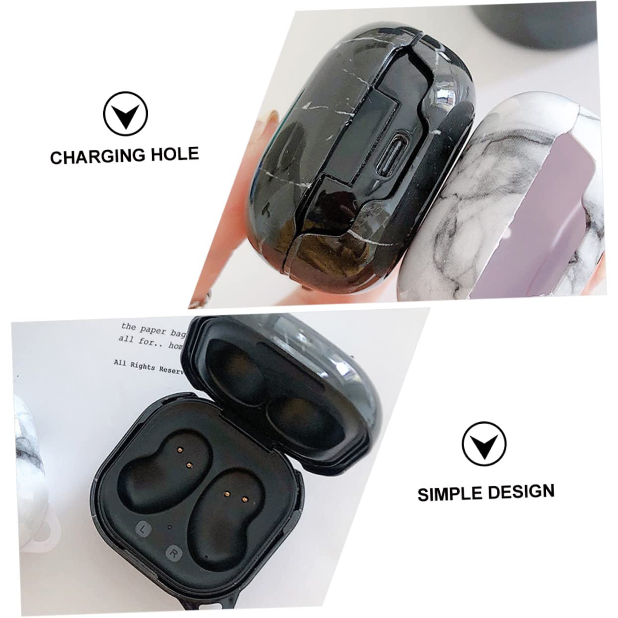 Artibetter 3 Pack Earphone Case - Protective Headset Charging Storage Pouch for Wireless Earbuds | Perfect for Travel, Gym & Daily Use