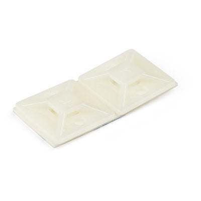 100pcs Heavy Duty 4-Way Cable Tie Mounts - Nylon Wire Organizer for Home, Office & Car Cable Management - Secure Bundling for Wires, Cords & Hoses