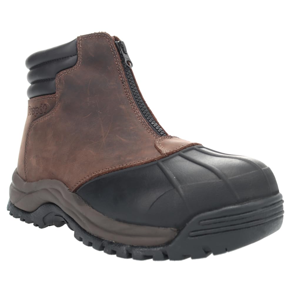 Propet Men's Blizzard Work Boot - Waterproof Winter Boots for Men with Slip-Resistant Sole - Ideal for Construction, Hiking & Outdoor Work in Cold Weather