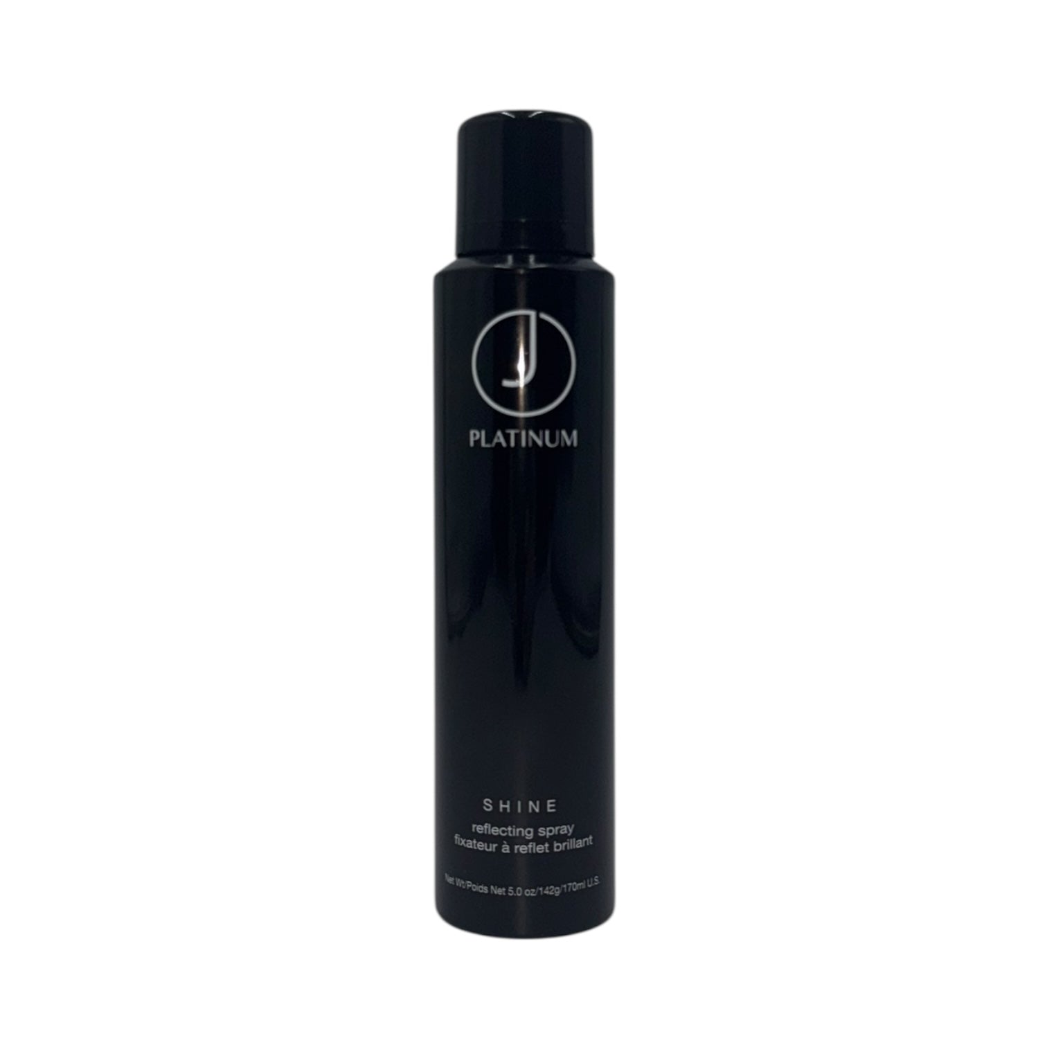 J Platinum Shine Reflecting Spray - 5 oz Hair Shine & Gloss Treatment for Smooth, Lustrous Hair - Perfect for Styling, Frizz Control & Special Occasions