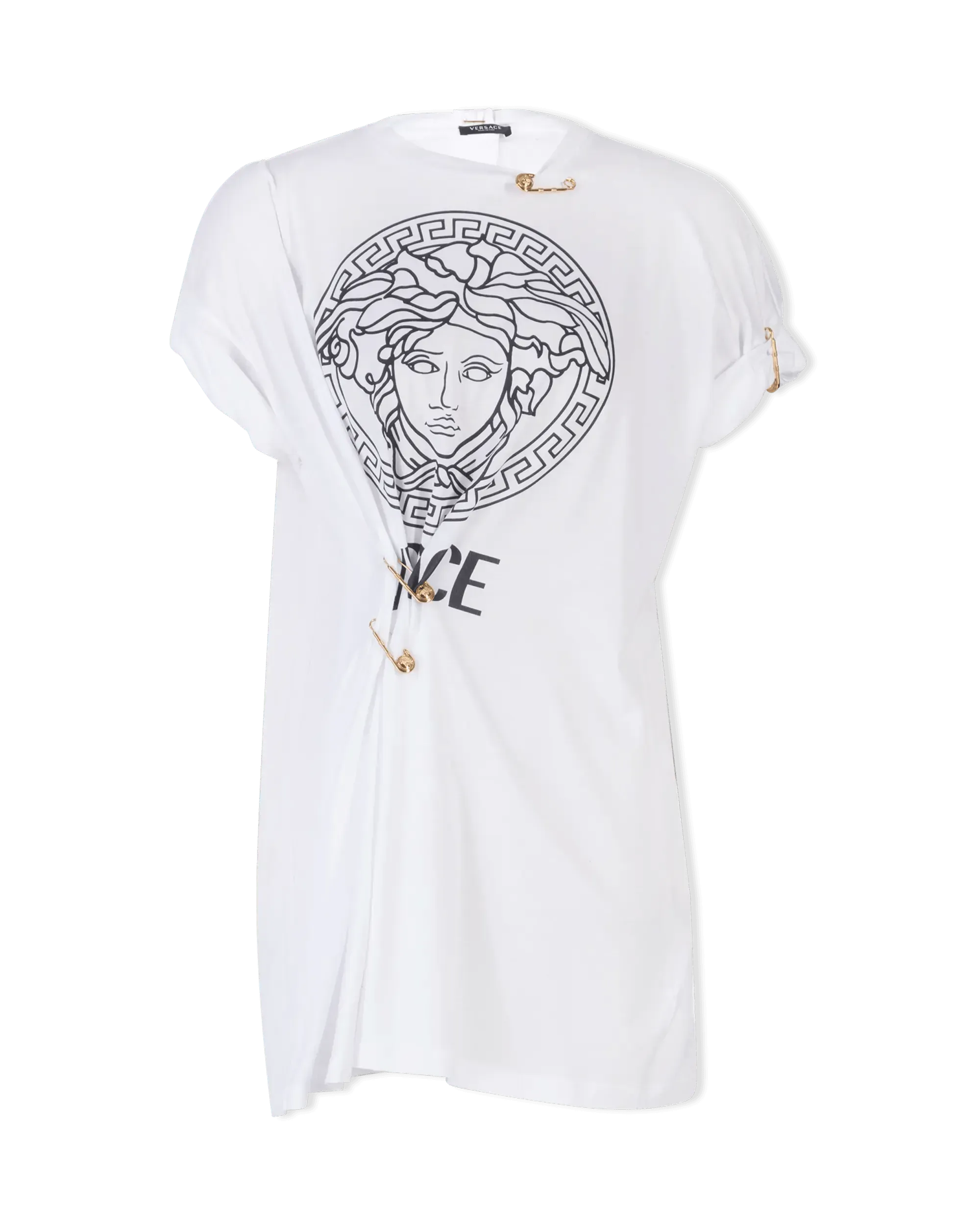 Stylish Logos Series T-Shirt Dress for Women - Trendy Casual & Lounge Wear - Perfect for Everyday Outfits, Weekend Errands & Relaxing at Home
