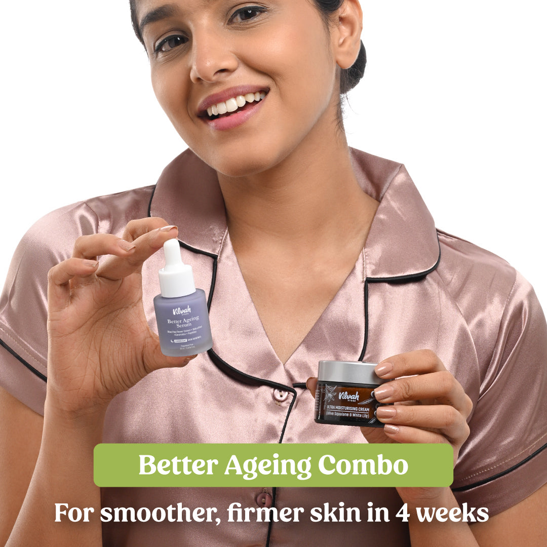 Better Ageing Kit - Anti-Aging Skincare Set for Women & Men | Reduce Wrinkles & Fine Lines | Daily Face Care Routine for Youthful Glow