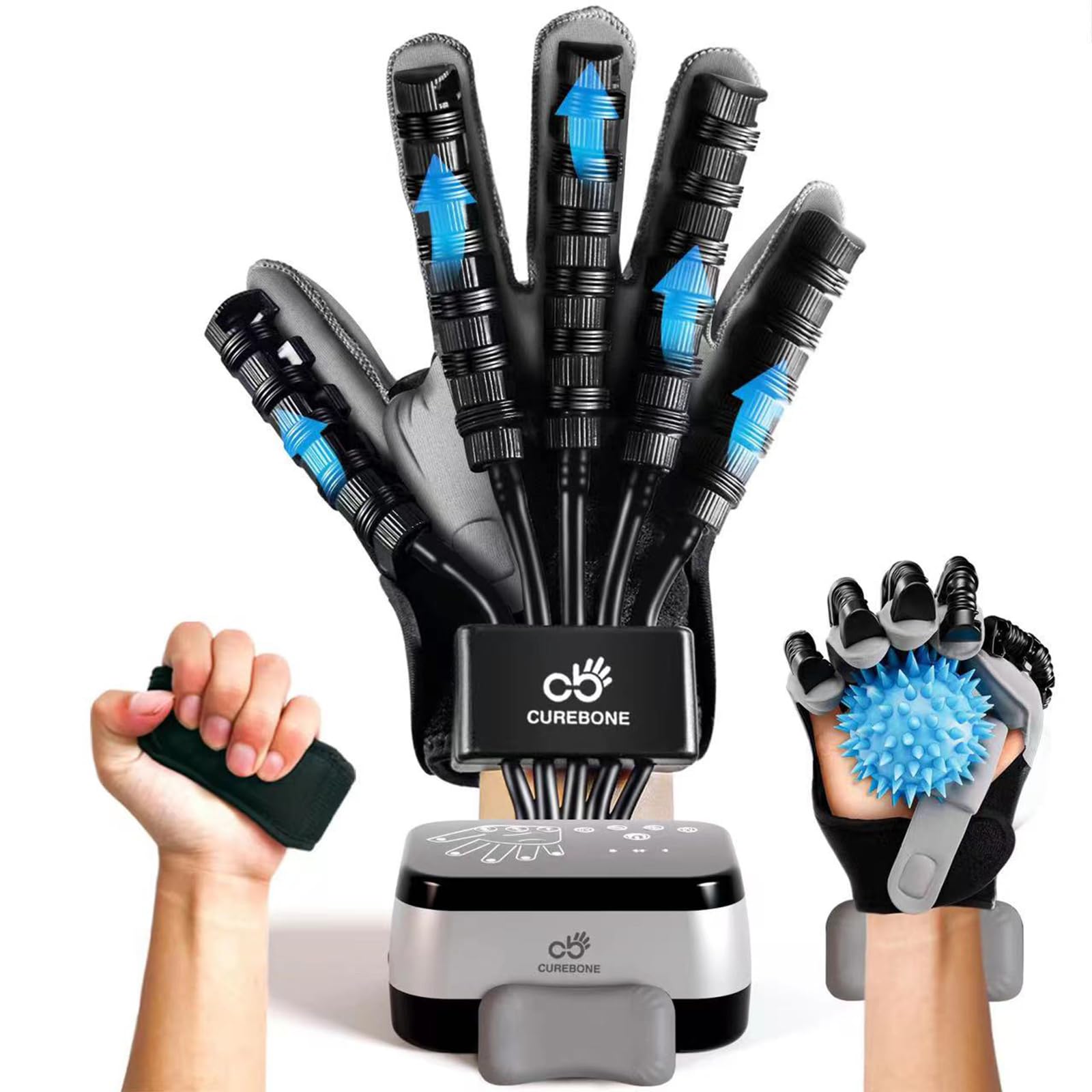 Elite Hand Rehabilitation Robot Gloves - Easy to Use for Stroke Recovery & Physical Therapy - Ideal for Home Use & Medical Facilities
