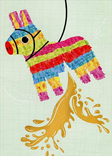 Funny Beer-Themed Birthday Card with Designer Greetings Pinata - Perfect for Parties, Gifts & Celebrations