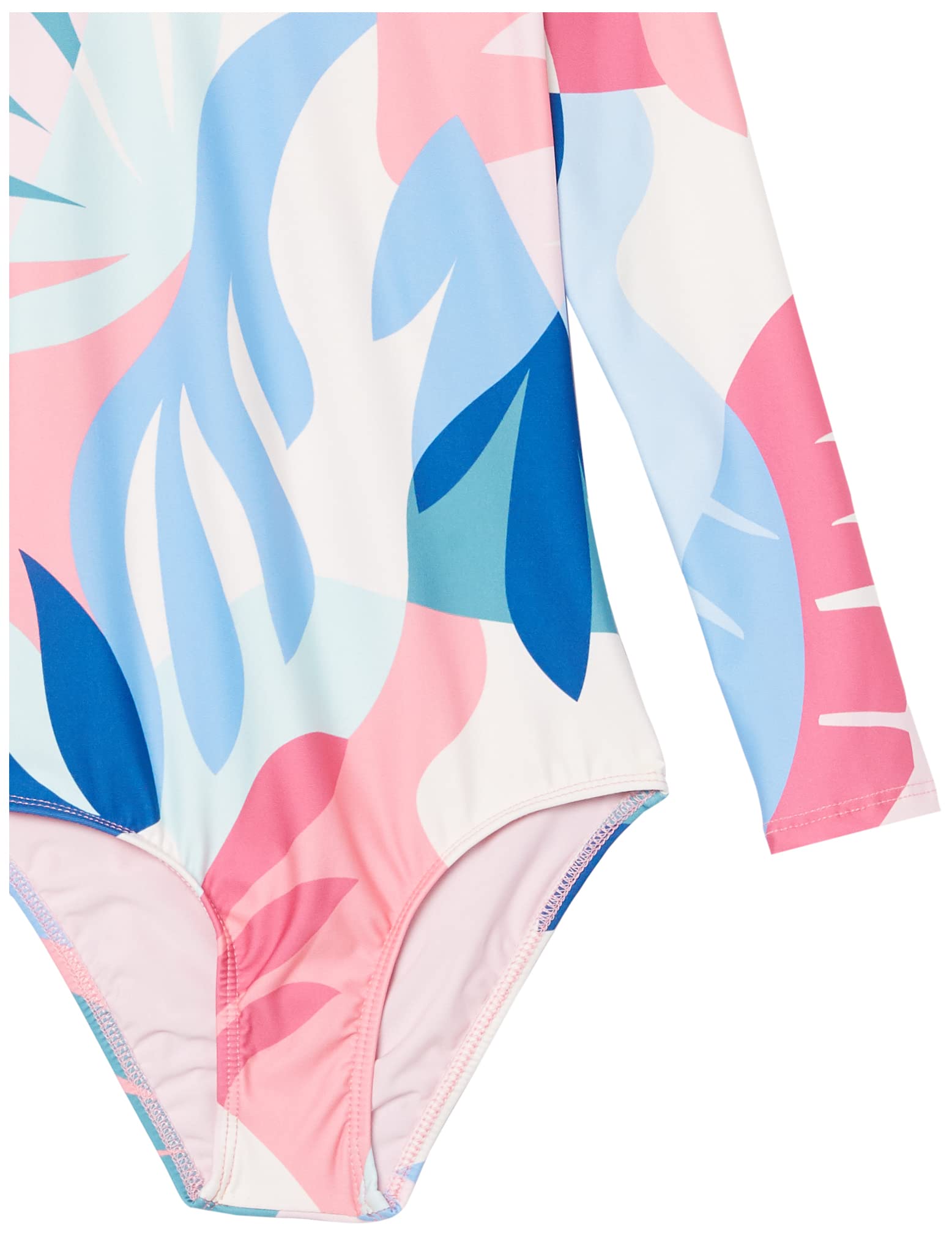 Splendid Women's Mosaic Palm Long Sleeve Rashsuit - UPF 50+ Sun Protection for Surfing, Swimming & Beach Activities