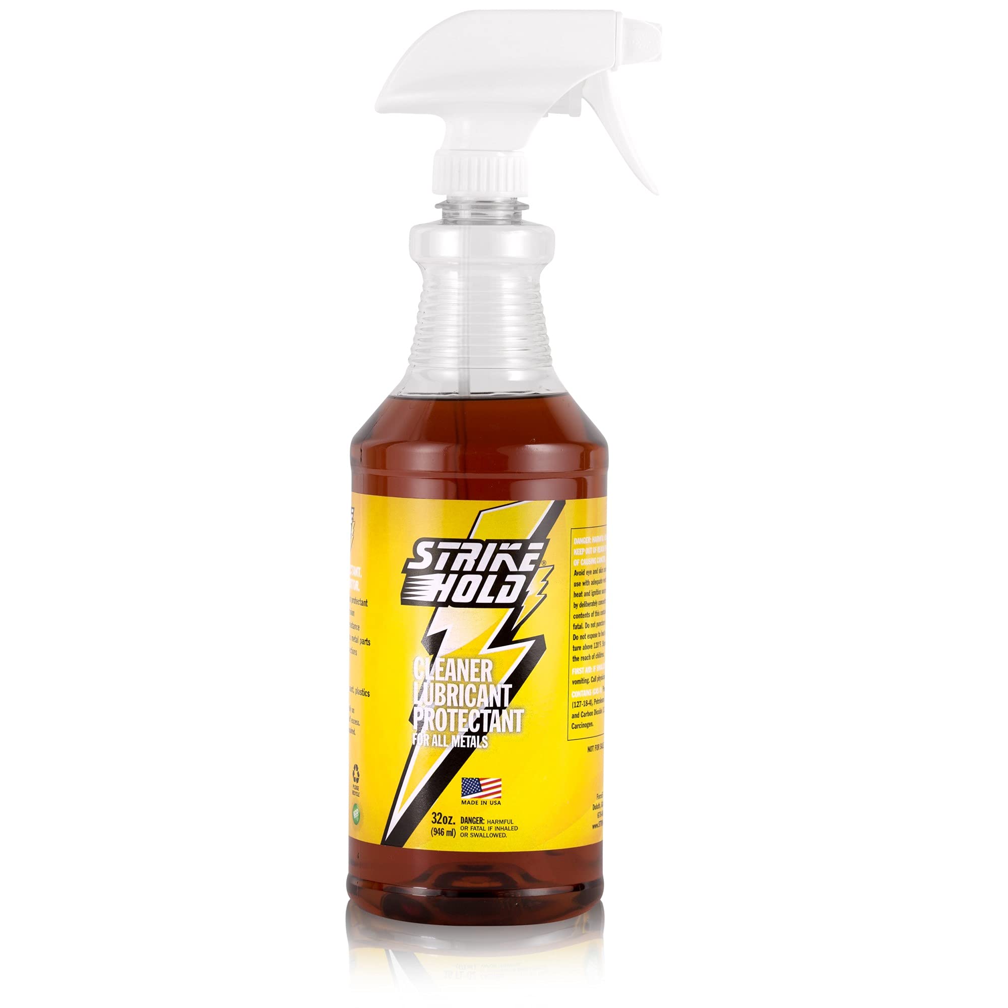 32oz Gun Oil - Premium CLP Gun Cleaner, Lubricant & Protectant - Solvent for Firearm Maintenance - Gun Lube for Pistols, Rifles & Shotguns - Ideal for Hunting, Shooting Range & Gun Cleaning Kits