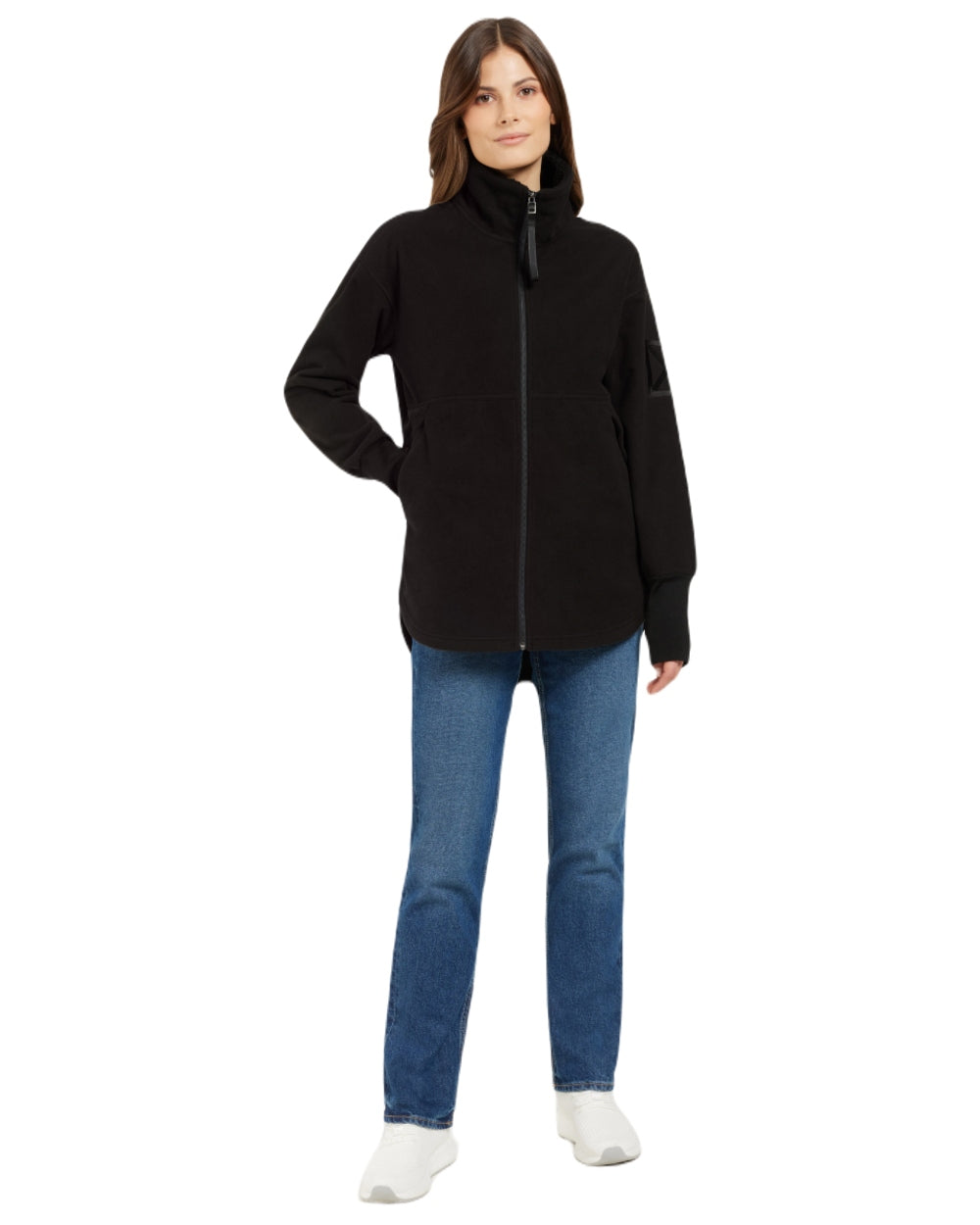 Didriksons Women's Ronja Full Zip Sweater - Waterproof Windbreaker Jacket for Outdoor Hiking, Camping & Travel