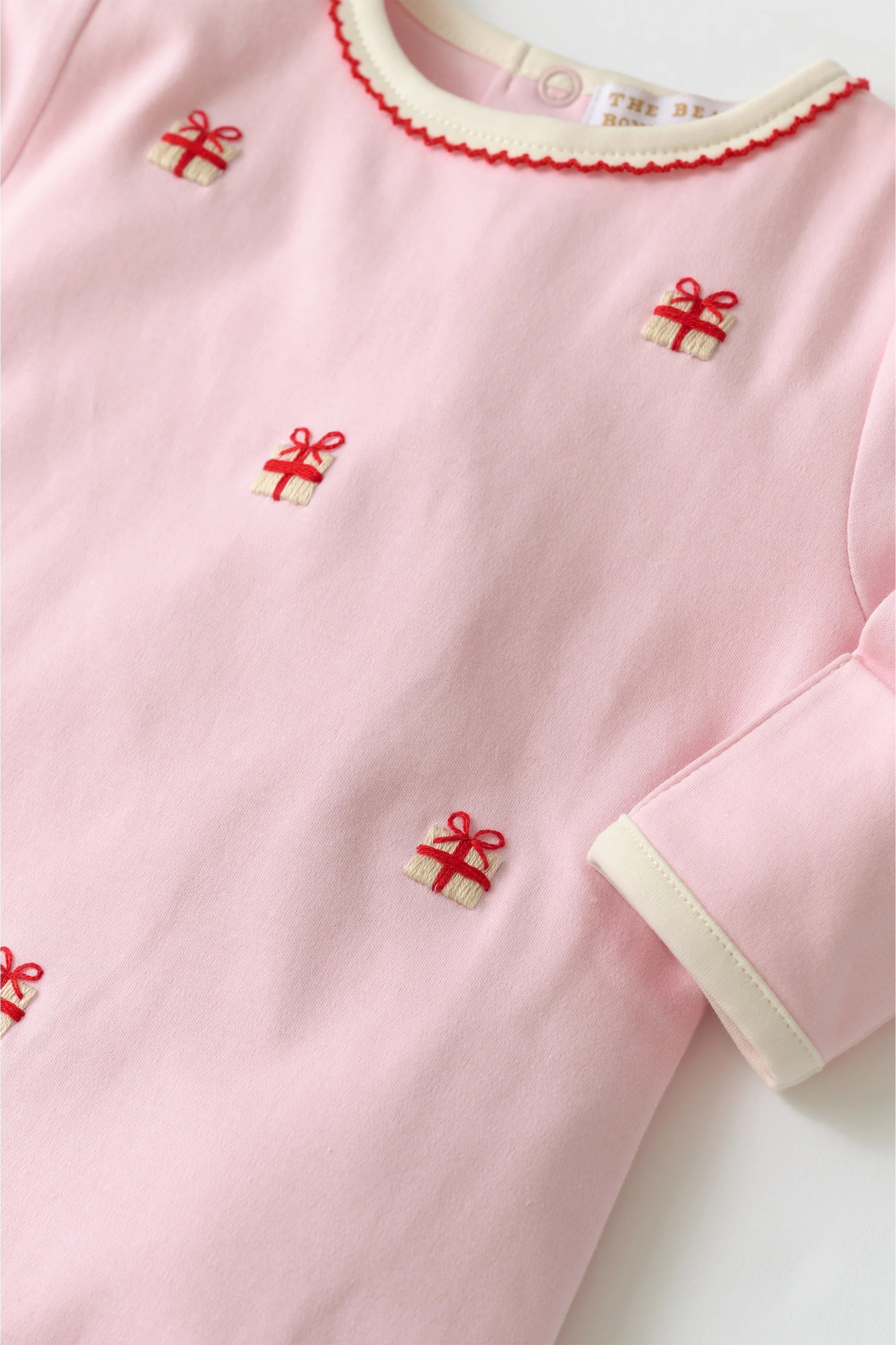 Beaufort Bonnet Rock Me Romper - Soft Cotton Baby Jumpsuit in Palm Beach Pink | Perfect for Newborn Photoshoots, Baby Showers & Everyday Comfort