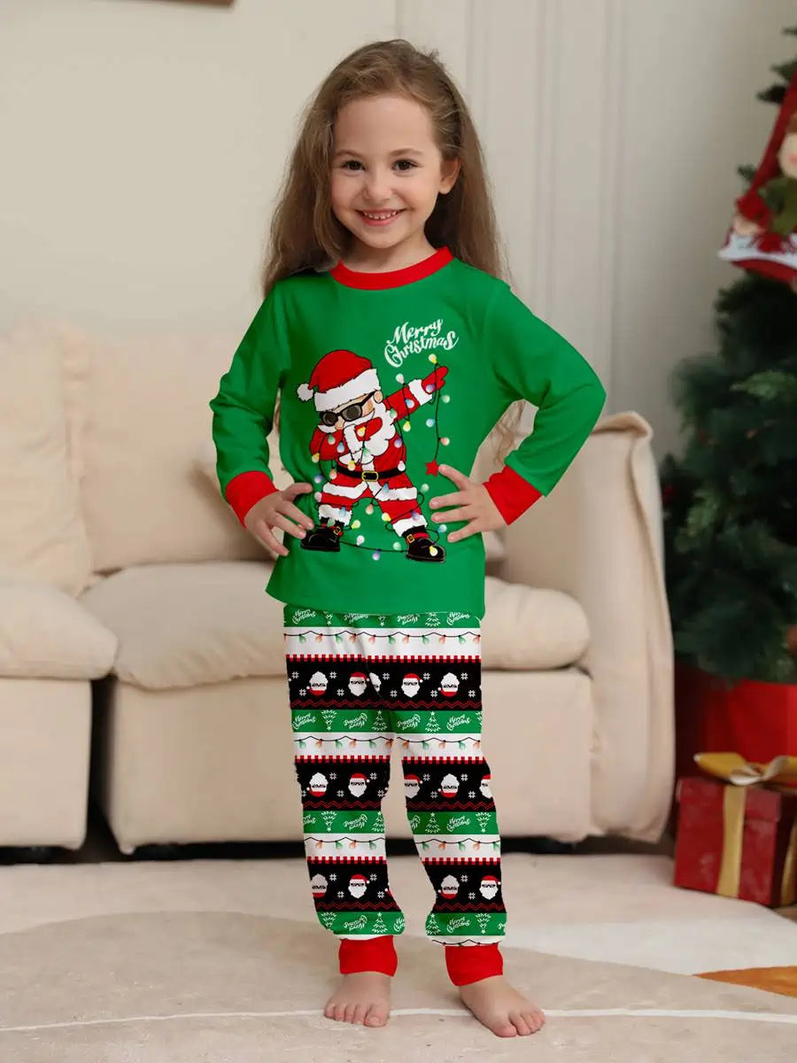Santa Claus Christmas Matching Family Pajamas Set - Cozy Holiday Sleepwear for Kids & Adults | Perfect for Christmas Morning & Family Photos