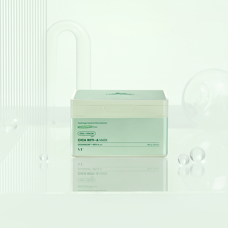VT Cica Retinol Sheet Mask 30pcs - Korean Skincare for Acne & Wrinkles - Hydrating Face Mask for Glowing Skin - Perfect for Night Routine & Self-Care Days