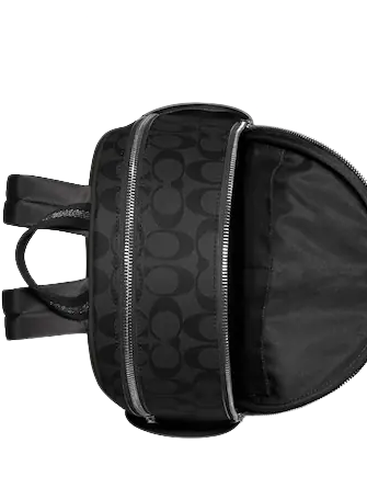 Coach Signature Canvas Court Backpack - Stylish & Durable Backpack for Women, Perfect for Work, School & Travel