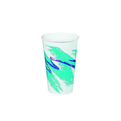 SCC316JZJ - 16OZ Solo Paper Hot Cups with Plastic Lining - Insulated Disposable Coffee Cups for Office, Parties & Travel - Bulk Pack of 50