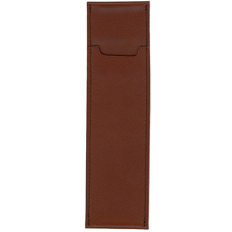 Premium Genuine Leather Pen Case for Fountain Pens & Ballpoints - Elegant Gift for Writers & Professionals - Perfect for Office, School & Travel Use