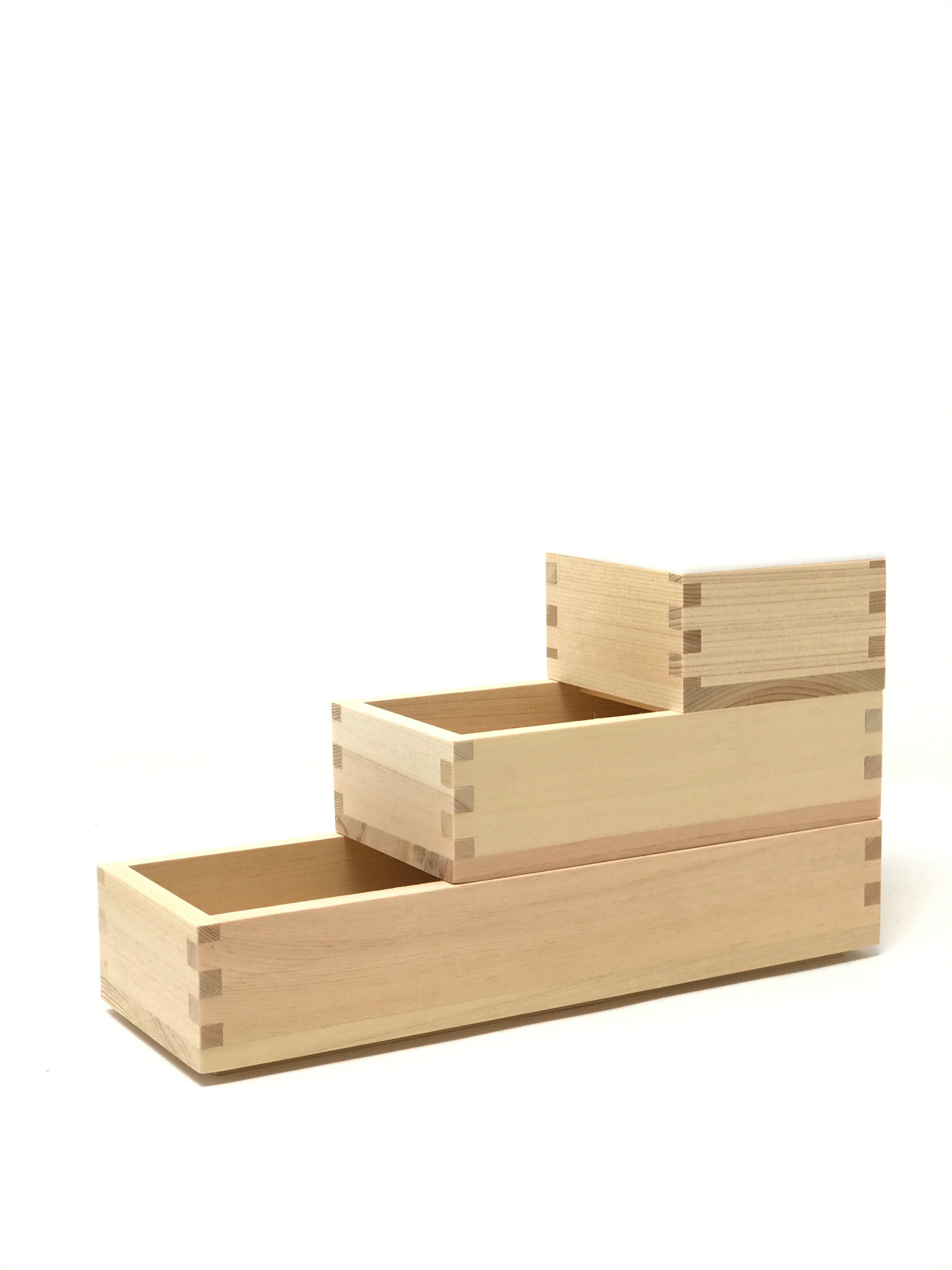 Hakomasu Large Serving Tray - Durable Bamboo Wood Tray for Dining, Entertaining, and Home Decor | Perfect for Parties, Breakfast in Bed, and Organizing Essentials
