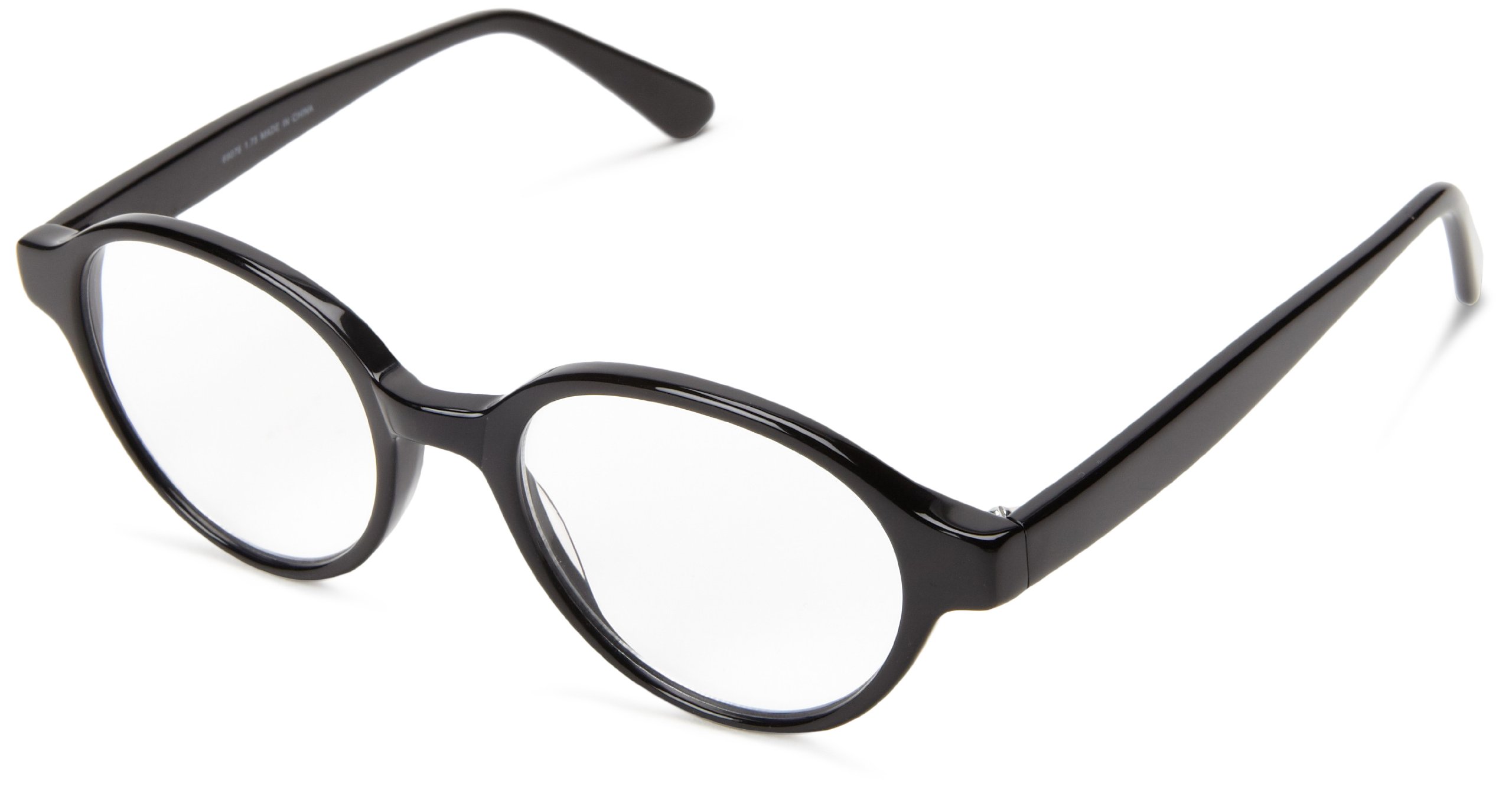 A.J. Morgan Clean 69076 Round Reading Glasses +1.50 to +3.50 Strength | Lightweight & Stylish for Reading, Computer Use & Close Work | Men & Women