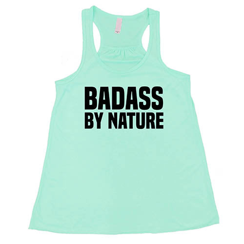 Badass By Nature Shirt - Premium Cotton Graphic Tee for Women & Men - Cool Streetwear Fashion for Everyday Wear & Casual Outings