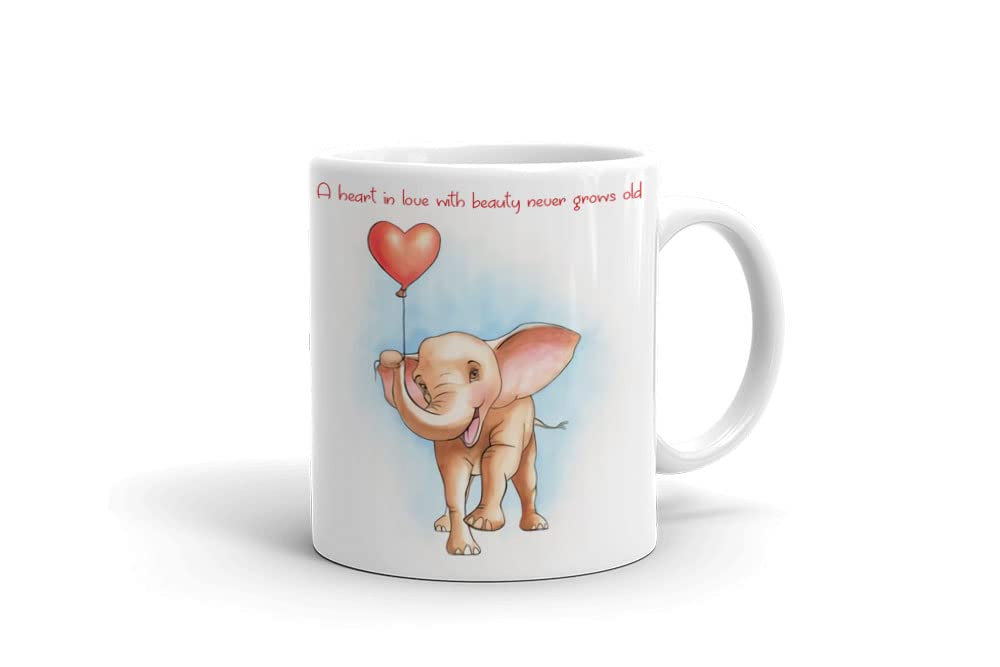 Valentine's Day Coffee Mug for Girlfriend & Boyfriend - 330ml Printed Love Gift for Couples, Wife, Husband - Perfect for Romantic Coffee Dates & Anniversary Gifts