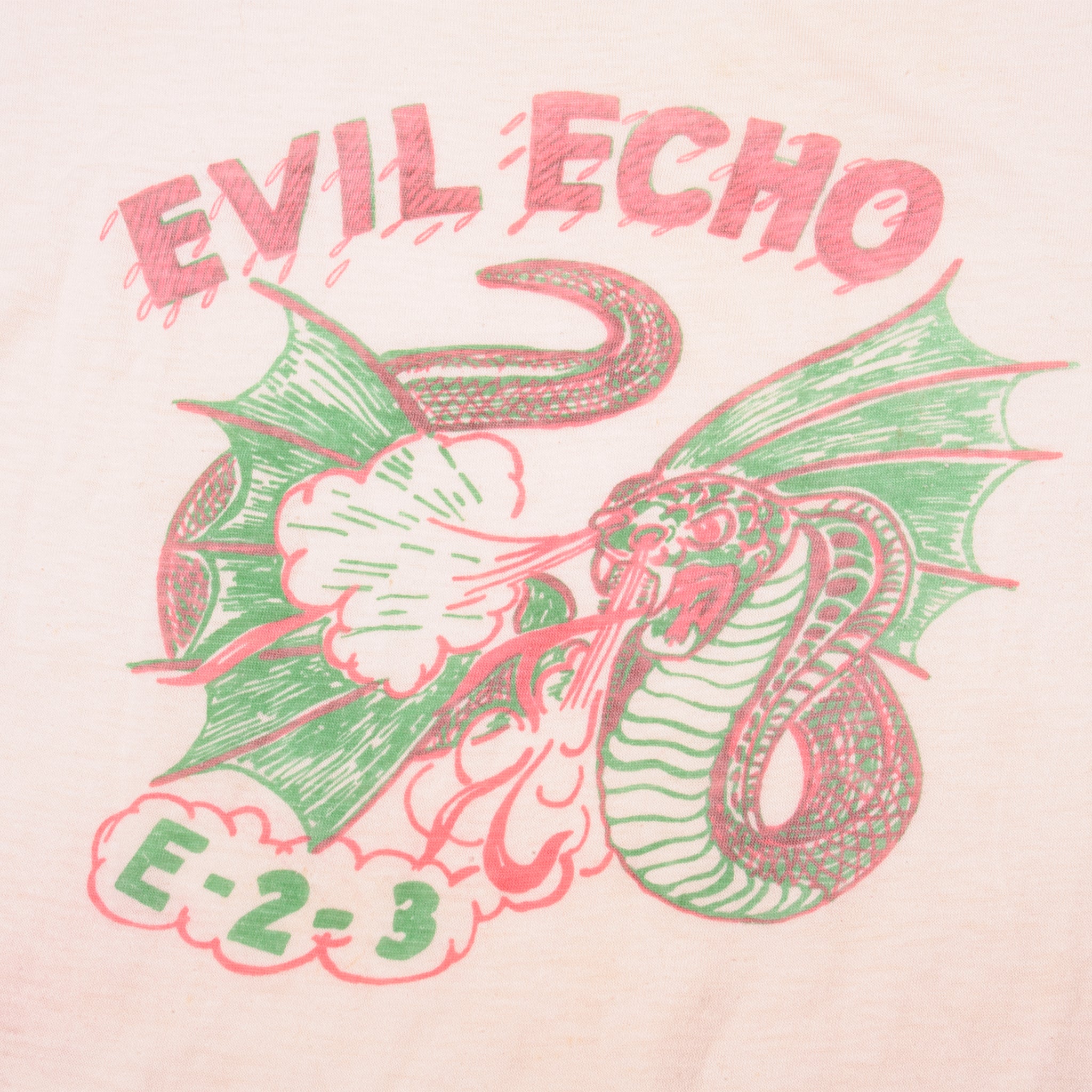 Vintage Evil Echo Submarine USS E-2-3 Graphic Tee Shirt - Small, Made in USA, 1960s 1970s Retro Navy Military Style - Perfect for Vintage Lovers & Military History Enthusiasts