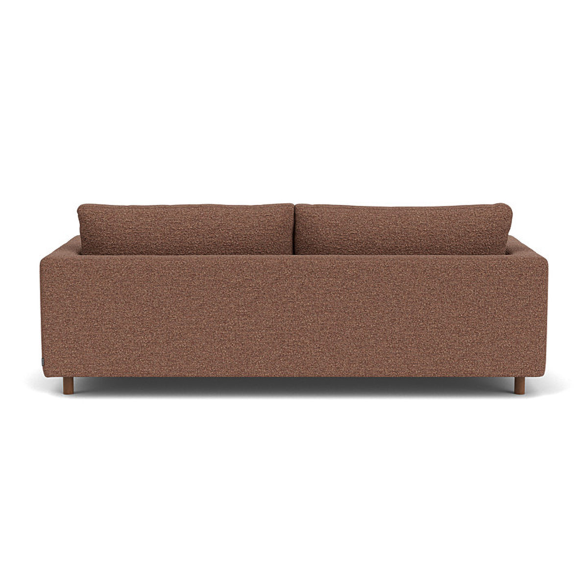 Modern Dylan Boucle 3-Seater Sofa - Soft Chenille Fabric Upholstered Couch for Living Room, Lounge & Office - Comfortable Mid-Century Design with Sturdy Wooden Legs