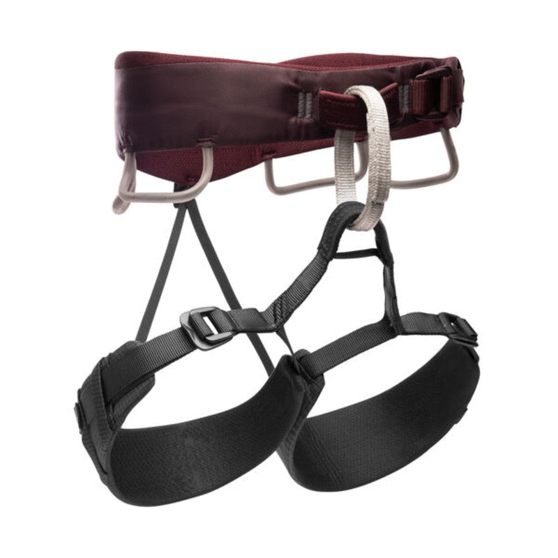 Black Diamond Momentum 3S Harness for Women - Lightweight Rock Climbing Gear for Indoor & Outdoor Adventures