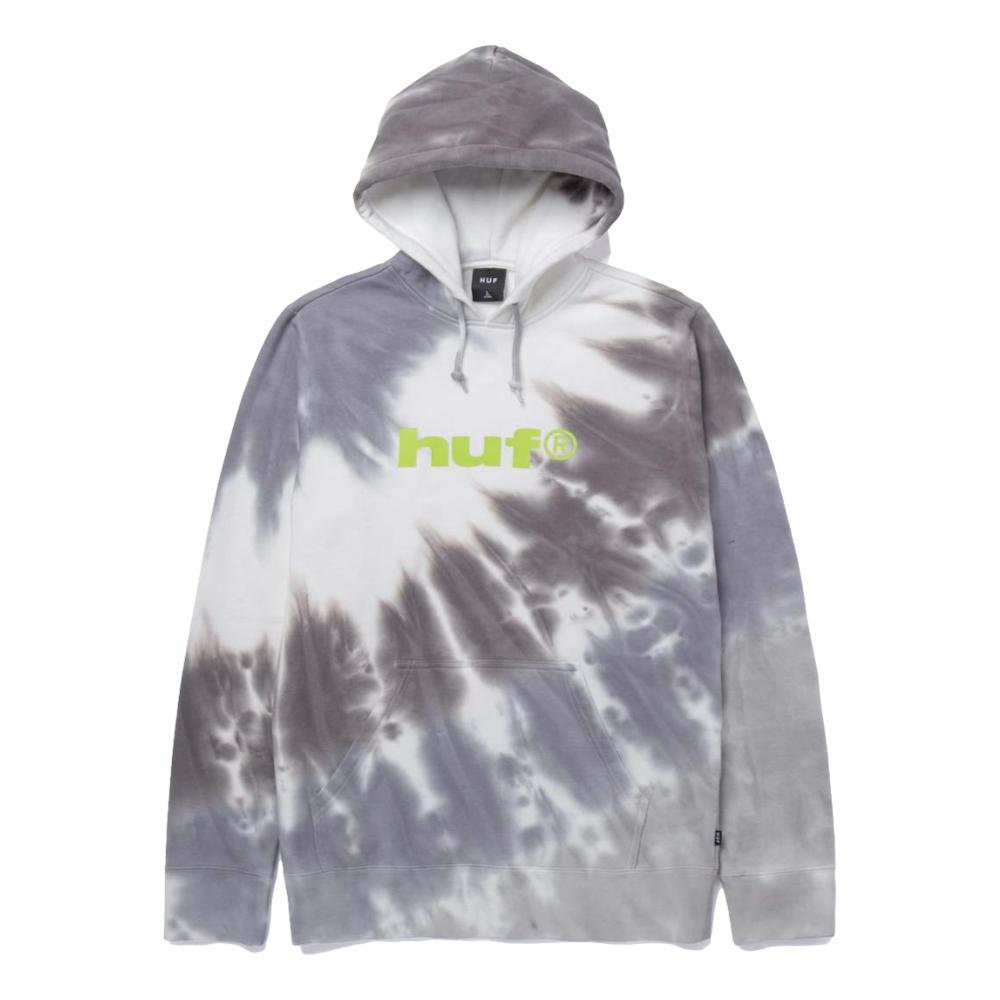 HUF Lo-Fi Tie-Dye Pullover Hoodie - Black | Stylish & Comfortable Streetwear for Men & Women | Perfect for Casual Outfits, Skateboarding & Urban Fashion