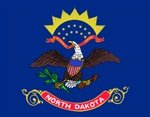 North Dakota State Flag 5x8 Feet - Heavy Duty Nylon Outdoor Flag for All Weather - Perfect for Homes, Schools, and Government Buildings