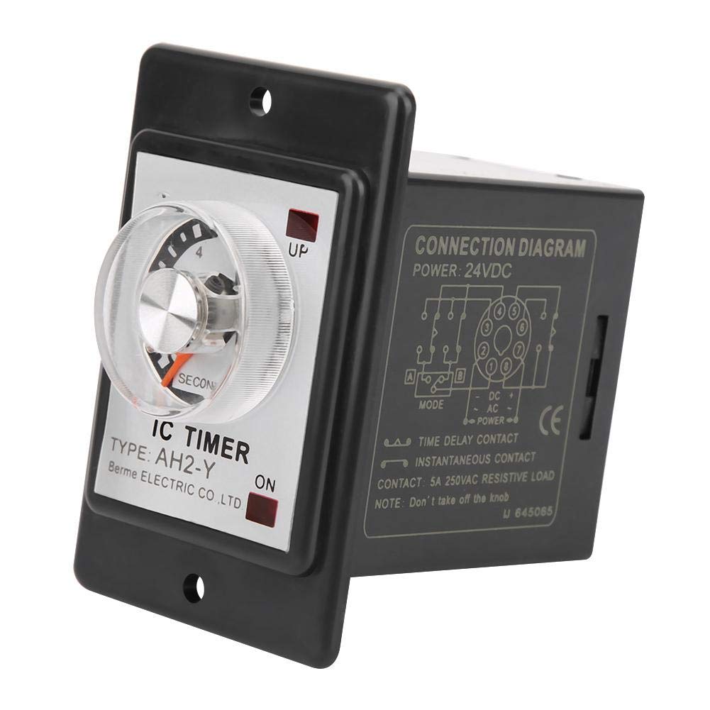 AH2-Y 10S 24V Time Delay Relay - Low Voltage Timer Delay Switch for Industrial Automation & Electrical Control Systems