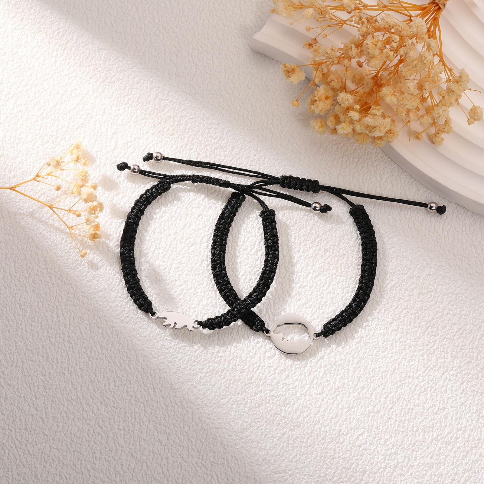 P. BLAKE Mother Daughter Bracelets Set - Matching Mommy and Me Jewelry Gifts for Women, Girls & Boys - Back to School, Kindergarten, Birthday & Mother's Day Presents - Perfect for Family Bonding & Special Occasions