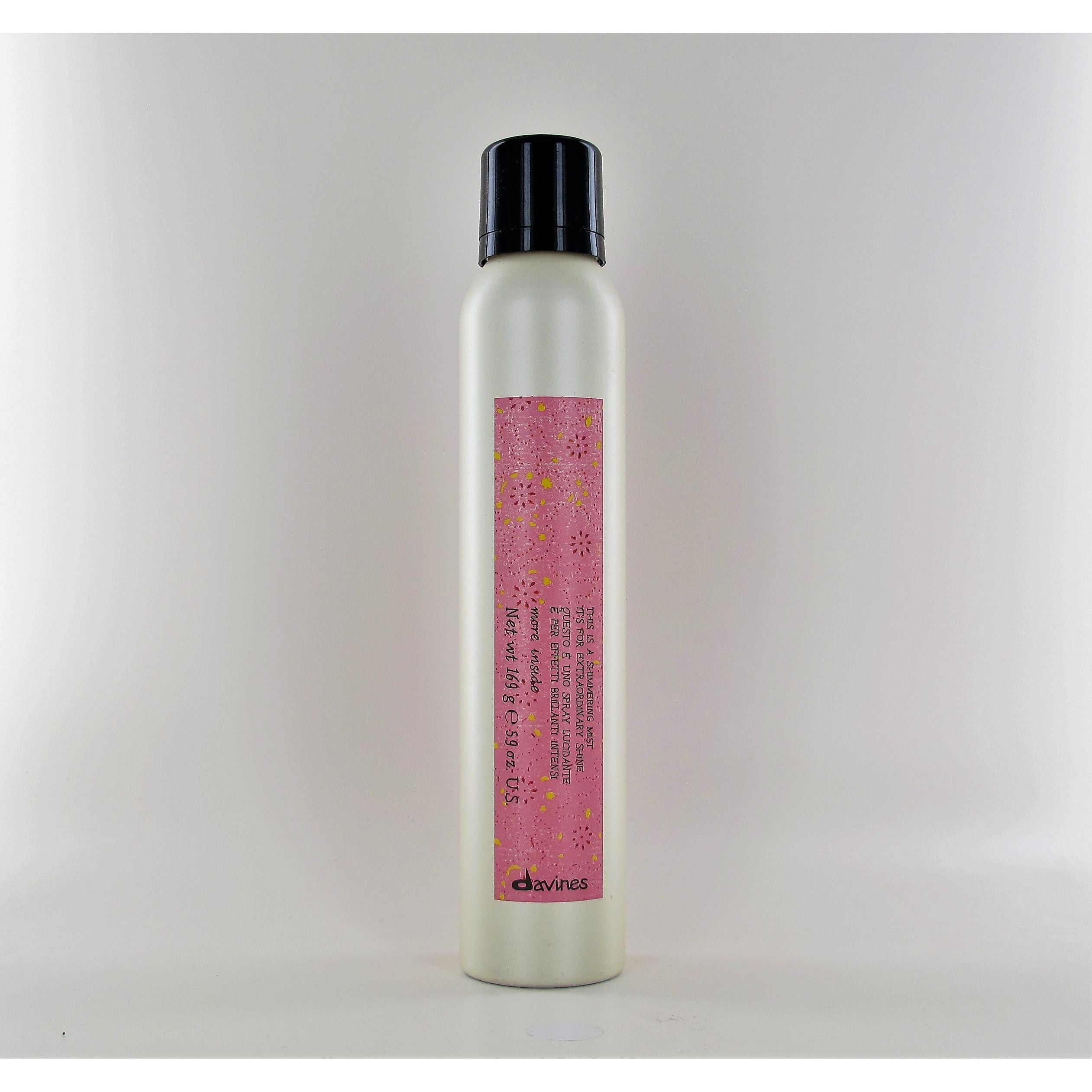 Davines This Is A Shimmering Mist Hair Shine Spray 5.9 Oz - Adds Shine & Reduces Frizz for Smooth, Glossy Hair - Perfect for Styling & Finishing Looks