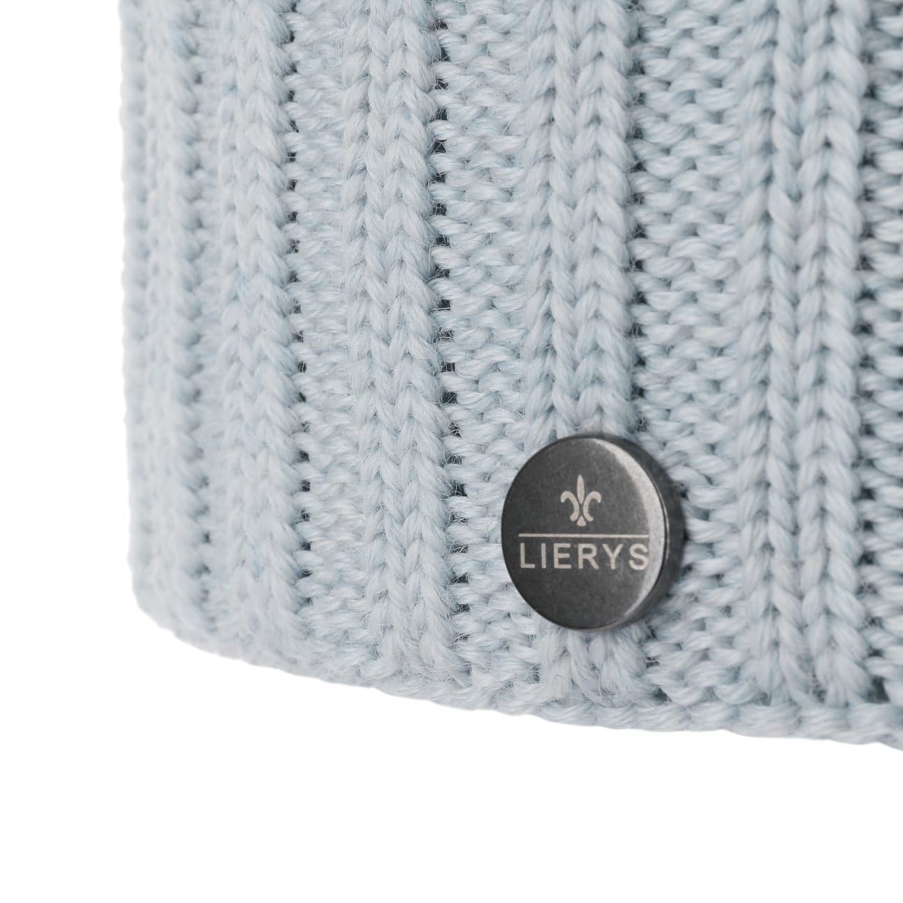 Lierys Merino Wool Knit Beanie with Foldable Cuff - Warm Winter Hat for Men & Women - Perfect for Skiing, Hiking, and Cold Weather Activities